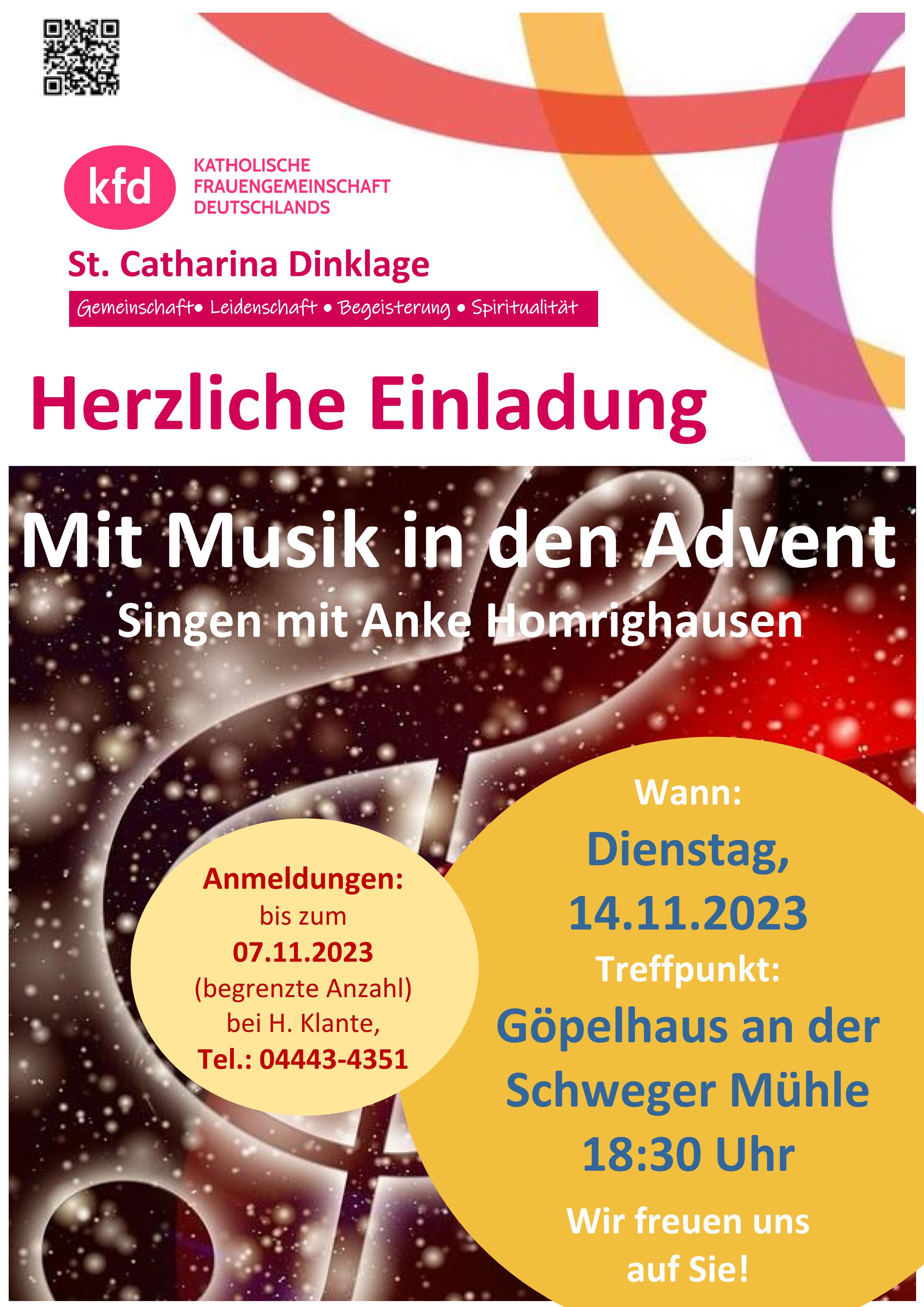Mit Musik in Advent